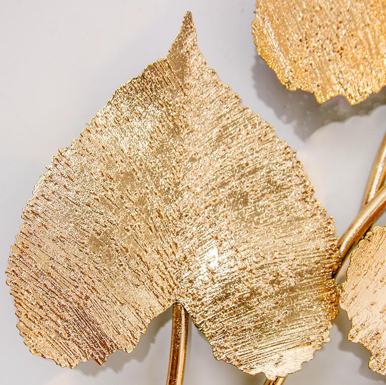 Golden Plant Iron Art Wall Hangings