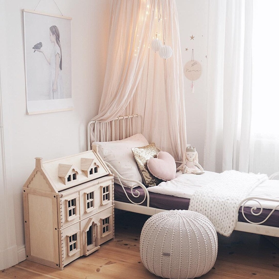 Seaside's own 'LazyLee' Hand Made Sofa Pouf