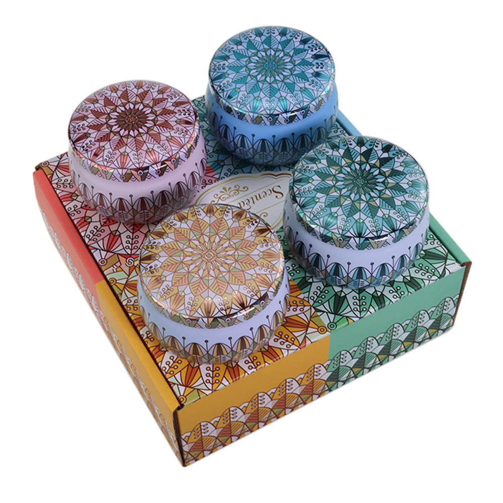 Set of 4 X Keep Sake Tinned Sensory Candle Packs C