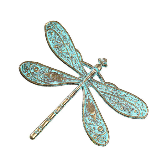 Vintage BoHo Bronze & Green Dragonfly BOHO Ornament