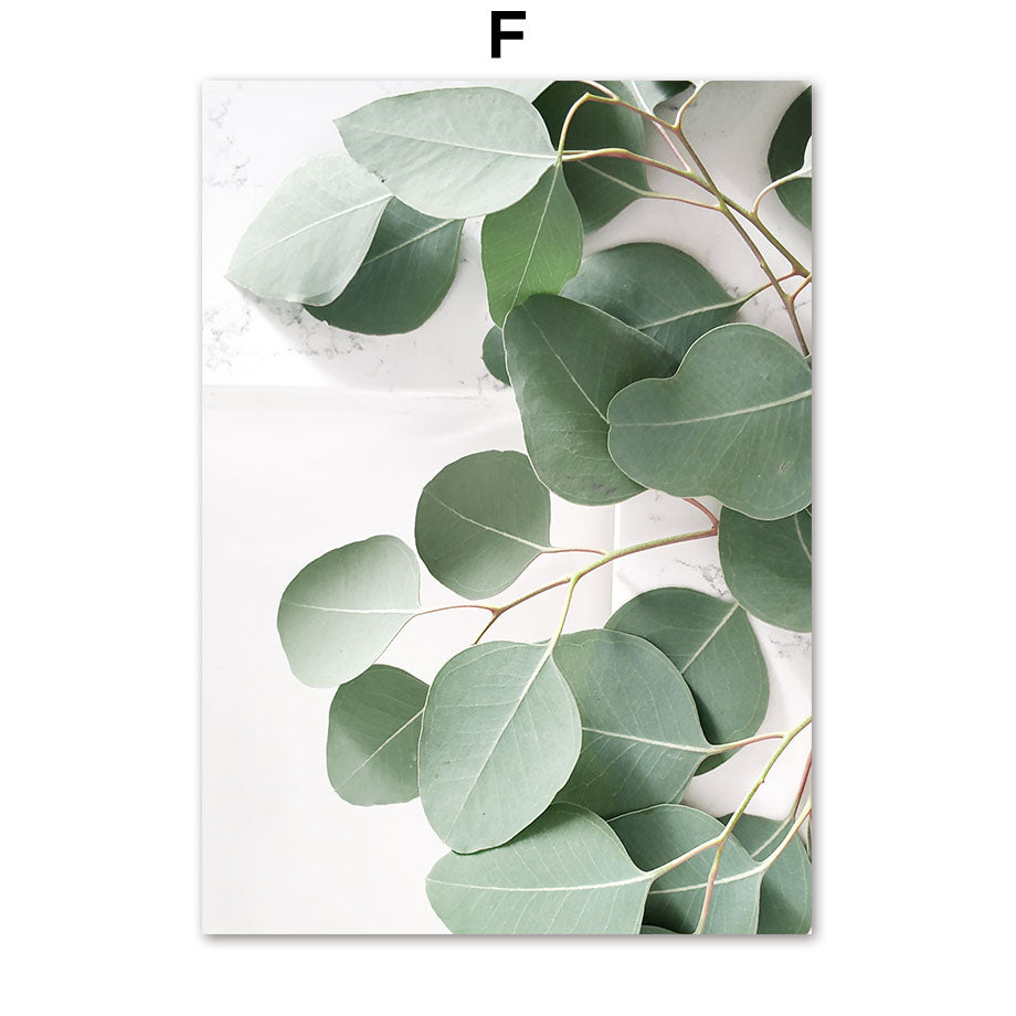 Nature-Inspired 'Earth Bound' Canvas Collection Eucalypt Leaves