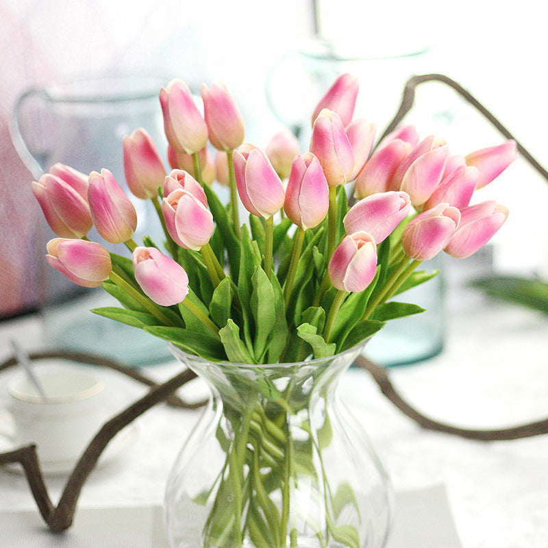 Tulip Drops - Faux Flowers Deep powder