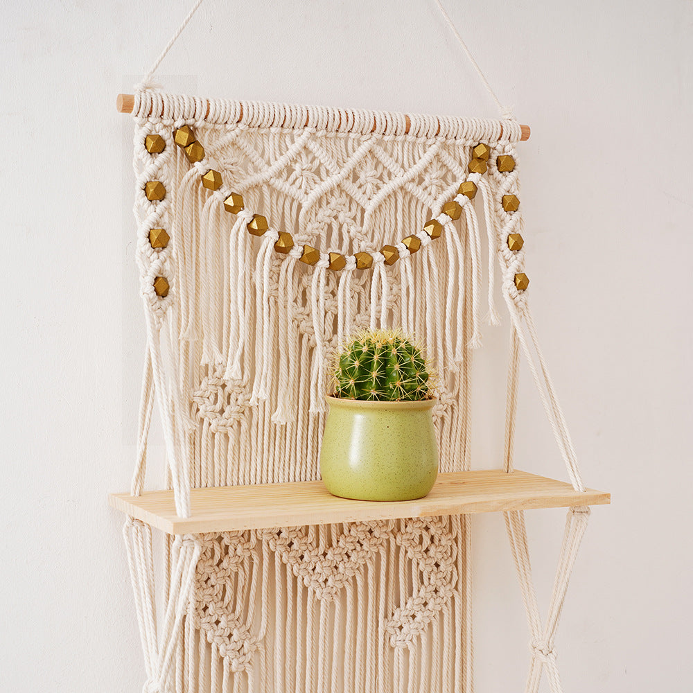 New Bohemian Handwoven Tapestry Shelf