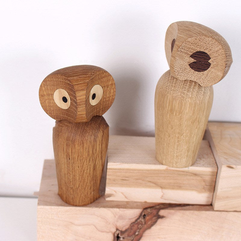 Magnetic Wooden Puppet Owl Decor - Toy