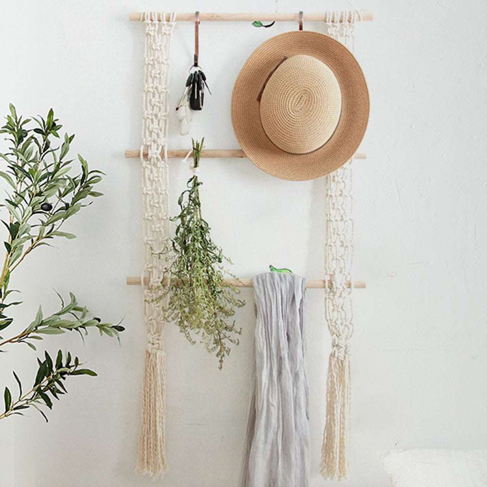 Macrame Hat & Scarf Hanger