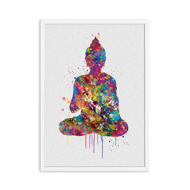 Buddhist Meditation inspired Abstract Canvas Paintings A