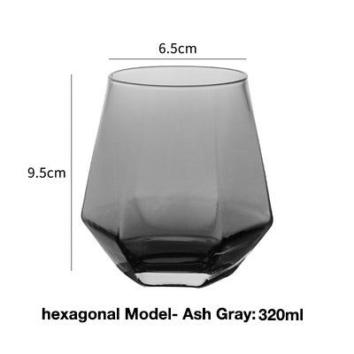 Stemless Wine, Whiskey & Cognac Glass Soot 320mL