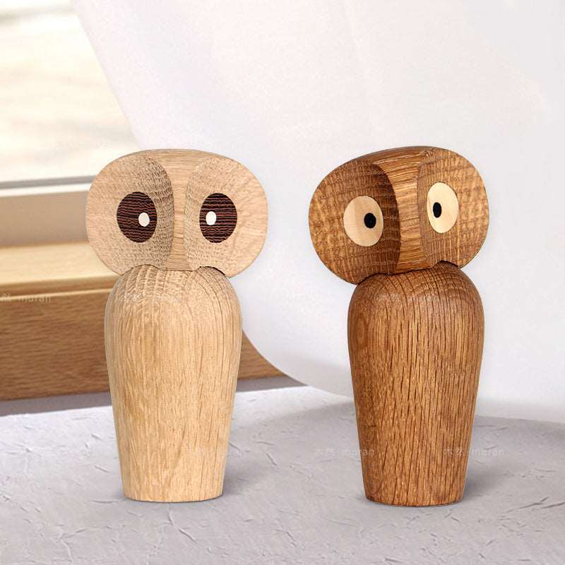 Magnetic Wooden Puppet Owl Decor - Toy