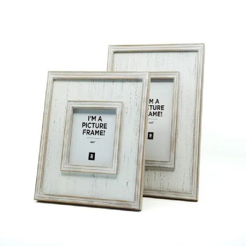 White Wash Photo Frame