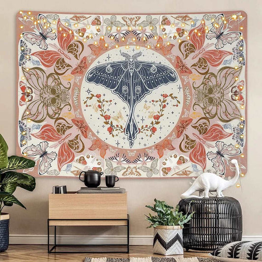 Bohemian Retro Butterfly Tapestry 230X180 Sanding