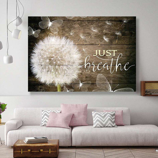 Just Breathe - Canvas Wall Art