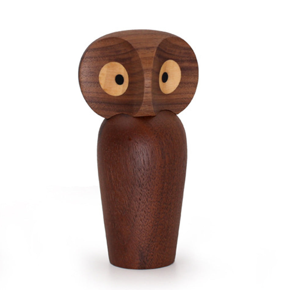 Magnetic Wooden Puppet Owl Decor - Toy Walnut