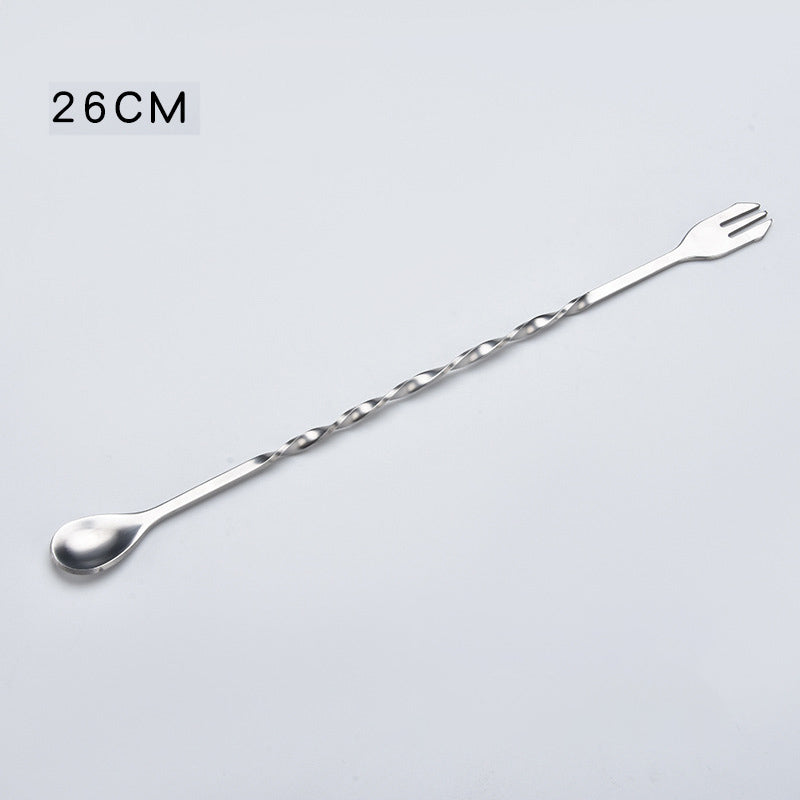 Short Bar Spoon Bar Shaker Cocktail Stirring Stick