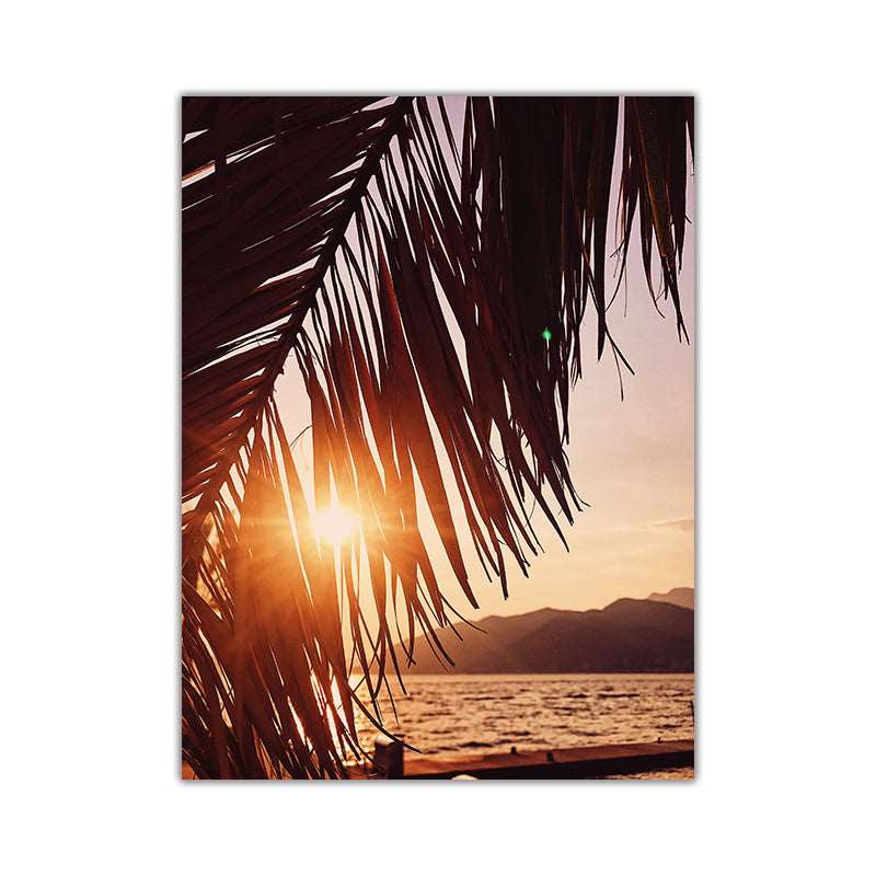 Coastal Sunrise Canvas Wall Art Sunset