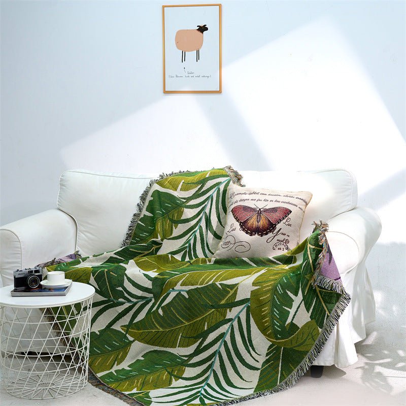 'Forrest' - outdoor bohemian blanket - Seaside Bohemia - Throw Blanket