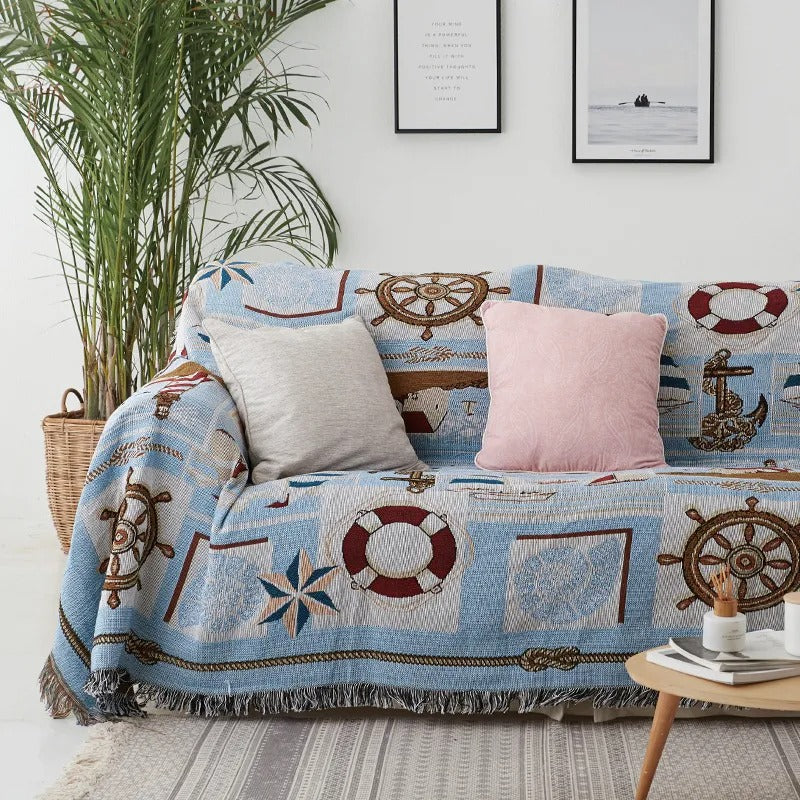 Large Bohemian Jacquard Picnic Blanket